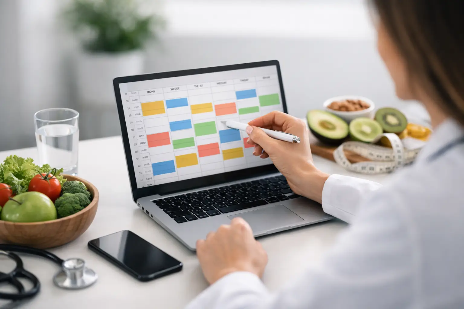 Agenda para nutricionista online sem faltas