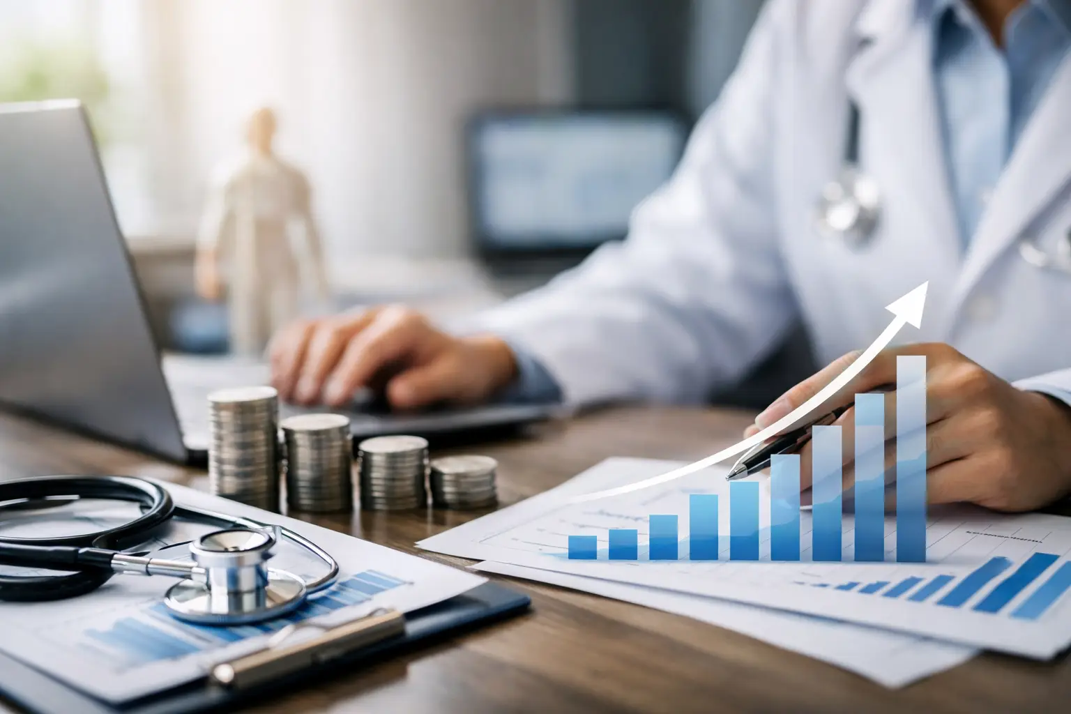 Cinco indicadores de consultório rentável